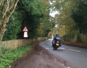 Vehicle speeds through Preston Candover